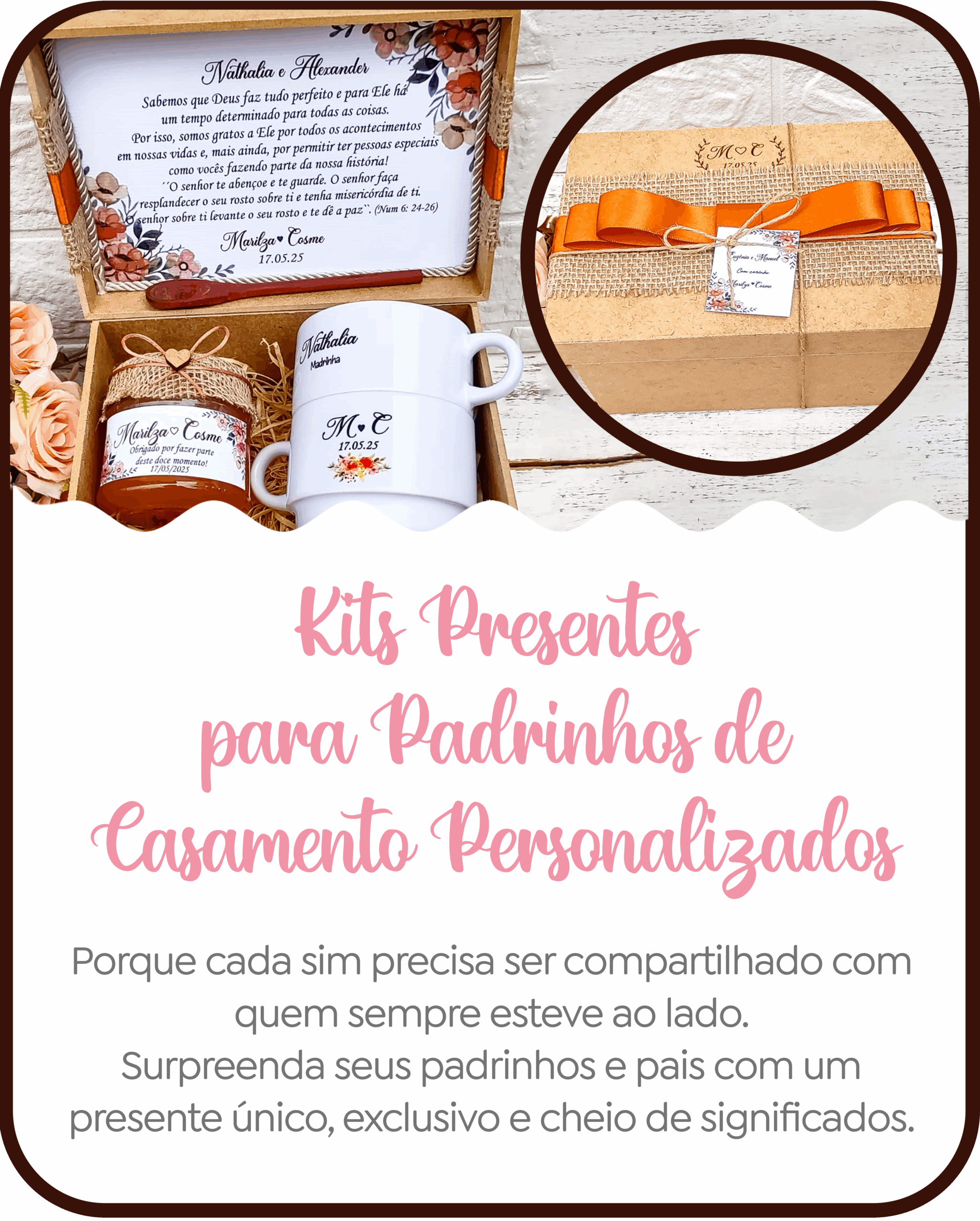 Kits presentes personalizados mb